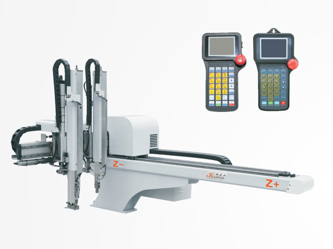 Horizontal single-axis servo double-arm double-stage manipulator