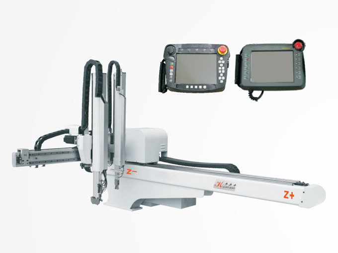 Horizontal five-axis servo double-arm double-stage manipulator